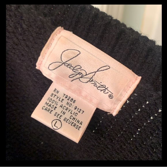 VINTAGE Floral Chunky Kawaii Adorable Show Stopper Cardigan Sweater - Picture 16 of 17